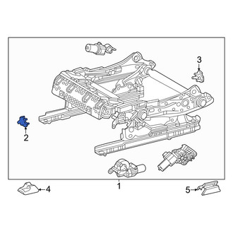 Lexus OE - Front Left Seat Track Cap