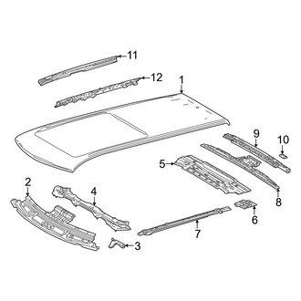 Lexus OE - Roof & Components (With Sunroof, With Panoramic), (Luxury+)