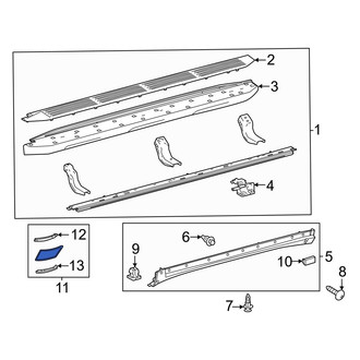 Lexus OE - Right Body A-Pillar Trim Panel