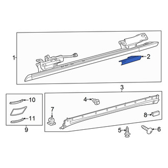Lexus OE - Left Running Board Step Pad