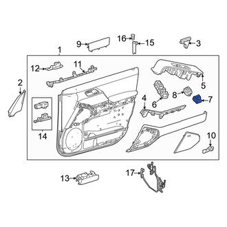 Lexus OE - Front Right Door Window Switch