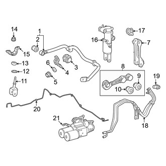 Lexus OE - Rear Suspension - Stabilizer Bar & Components (Overtrail / Overtrail+)