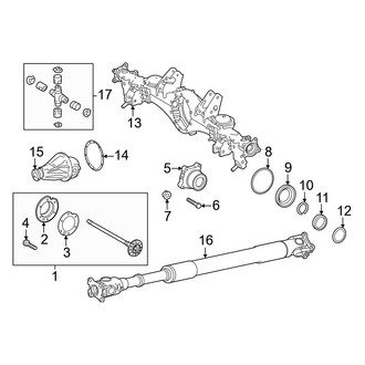 Lexus OE - Rear Suspension - Axle & Differential