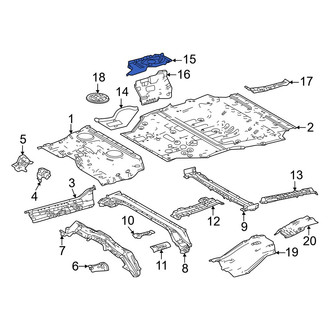 Lexus OE - Rear Left Outer Floor Extension