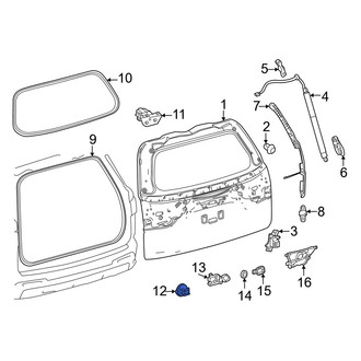 Lexus OE - Tailgate Gap Cover