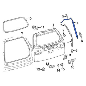 Lexus OE - Rear Left Liftgate Lift Support