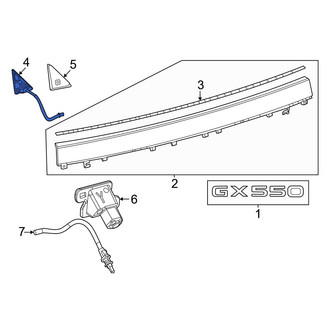 Lexus OE - Rear Liftgate Finish Panel