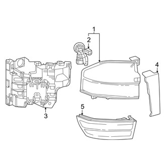 Lexus OE - Rear Lamps - Combination Lamps (On Body)