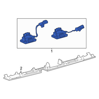 Lexus OE - Rear License Plate Light Assembly