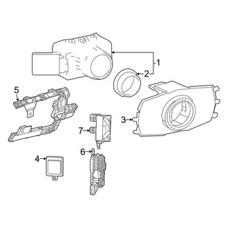 Lexus OE - Rear Bumper - Electrical Components (Luxury / Luxury+ / Premium / Premium+)