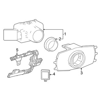 Lexus OE - Rear Bumper - Electrical Components (Overtrail / Overtrail+)