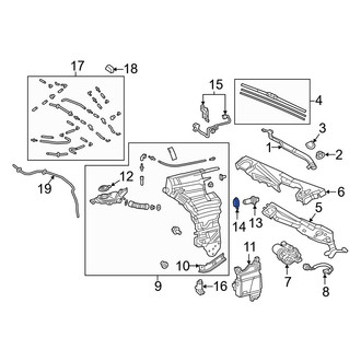 Lexus OE - Washer Fluid Level Sensor Seal