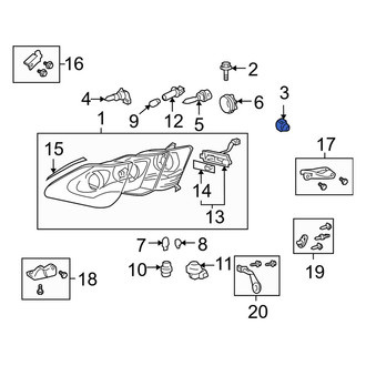 Lexus OE - Grille Retainer