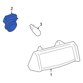 Lexus OE - Rear License Plate Light Socket