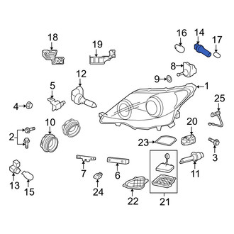Lexus OE - Rear Tail Light Socket