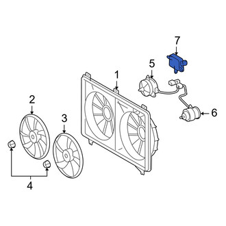 Lexus OE - Engine Cooling Fan Controller