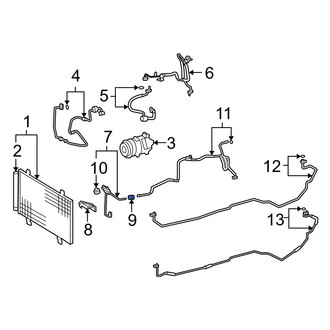 Lexus OE - A/C Refrigerant Line Clamp