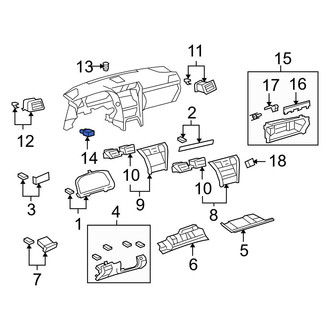Lexus OE - Cabin Air Temperature Sensor
