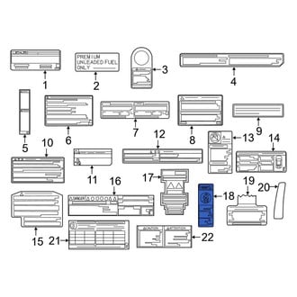Lexus OE - Air Bag Information Label