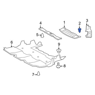 Lexus OE - Engine Cover Clip