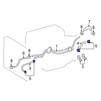 Lexus OE - Transmission Oil Cooler Line Clamp