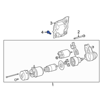 Lexus OE - Starter Heat Shield Bolt