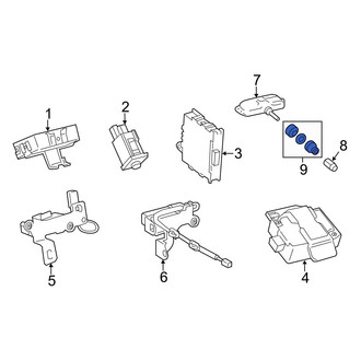 Lexus OE - Tire Pressure Monitoring System (TPMS) Sensor Service Kit