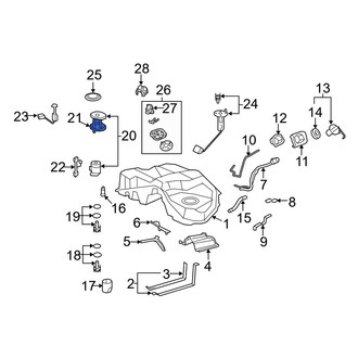Lexus OE - Fuel Pump Tank Seal