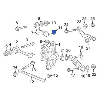 Lexus OE - Lower Suspension Strut Nut