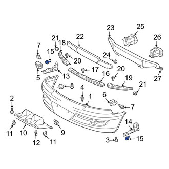 Lexus OE - Bumper Cover Bolt