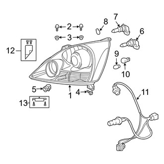Lexus OE - Front Lamps - Headlamp Components
