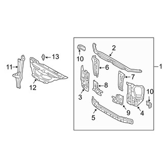 Lexus OE - Radiator Support