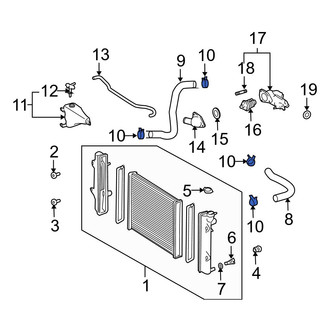 Lexus OE - Radiator Hose Clamp