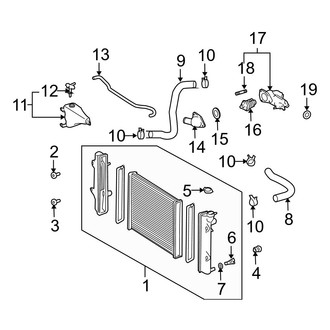 Lexus OE - Cooling - Radiator & Components