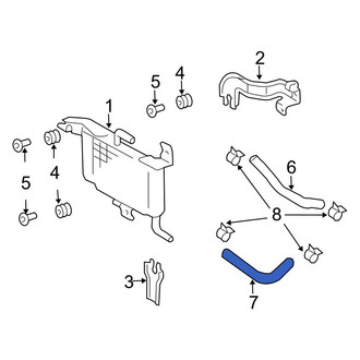 Lexus OE - Automatic Transmission Oil Cooler Hose