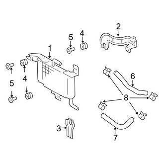Lexus OE - Cooling - Trans Oil Cooler