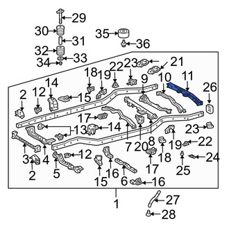 Lexus OE - Rear Frame Crossmember