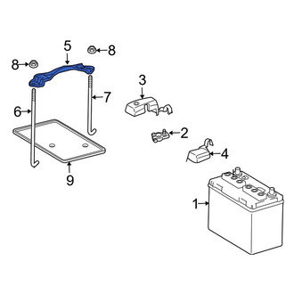 Lexus OE - Battery Hold Down