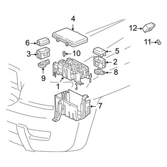 Lexus OE - Electrical - Fuse & Relay (Engine Compartment)