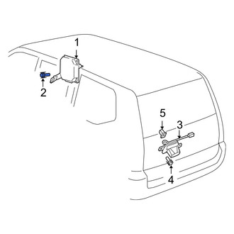 Lexus OE - Parking Aid Control Module Bolt