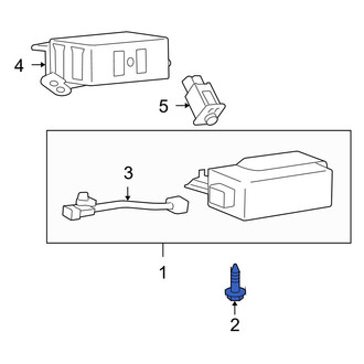 Lexus OE - Tire Pressure Monitoring System (TPMS) Receiver Bolt