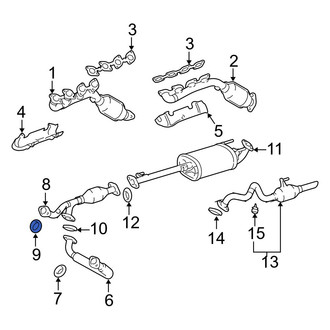 Lexus OE - Rear Left Catalytic Converter Gasket