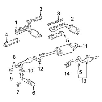 Lexus OE - Exhaust System - Exhaust Components