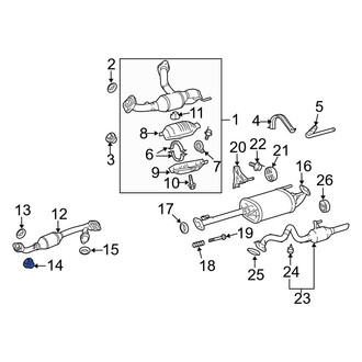 Lexus OE - Turbocharger Nut