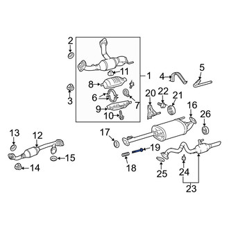 Lexus OE - Bumper Cover Reinforcement Bolt