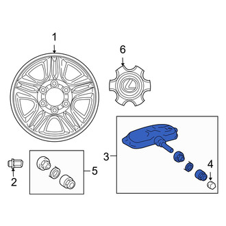 Lexus OE - Tire Pressure Monitoring System (TPMS) Sensor