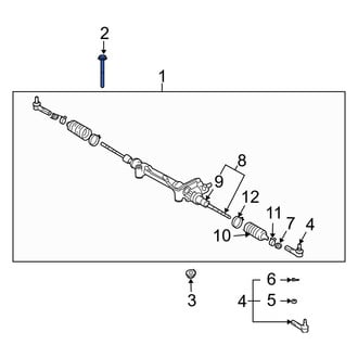 Lexus OE - Rack and Pinion Bolt
