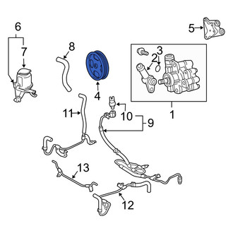 Lexus OE - Power Steering Pump Pulley