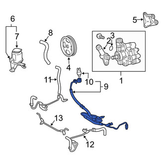 Lexus OE - Front Power Steering Line