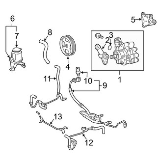Lexus OE - Steering Gear & Linkage - Pump & Hoses